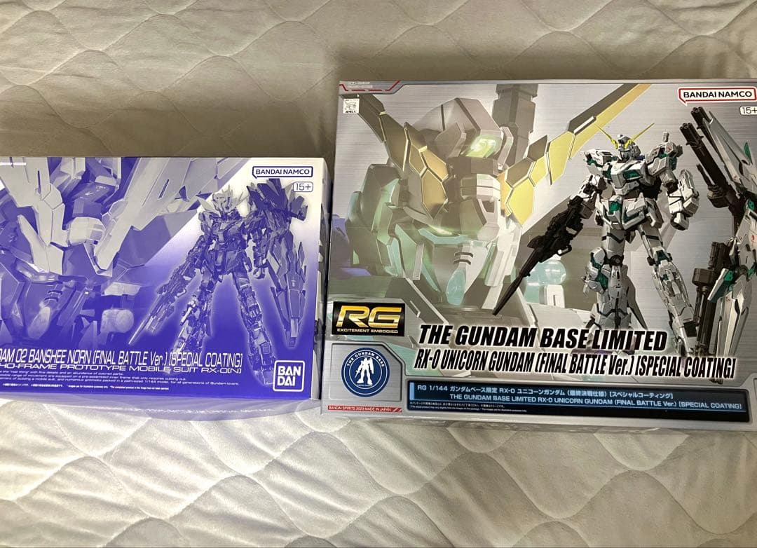 RG ユニコーンガンダム&バンシィノルン(最終決戦仕様(スペシャルコーティング 機動戦士ガンダムUC』ガンプラ「RG バンシィ・ノルン（最終決戦仕様