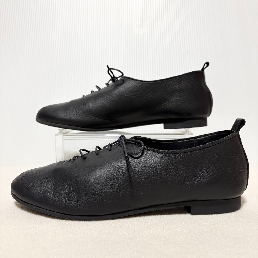 未使用級☆Recipe レシピ レースアップシューズ レザー 25.0cm