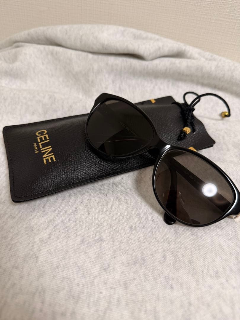 片*中様 CELINE PARIS サングラス ブラック CLF-283 ケース 片*中様 CELINE PARIS サングラス ブラック CLF-283 ケース CELINE