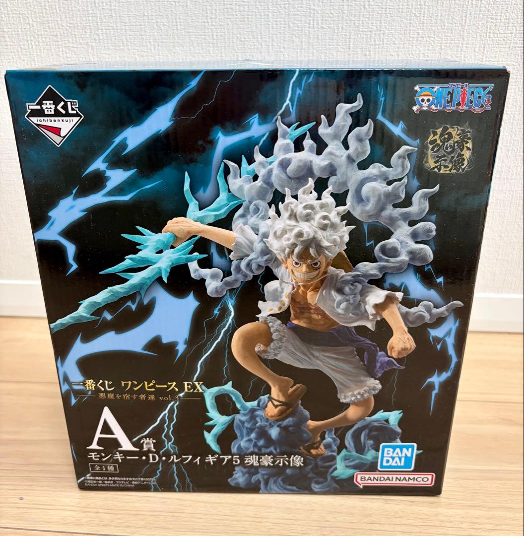一番くじ ワンピース EX 悪魔を宿す者達　A賞ルフィ ギア5 魂豪示像 一番くじ ワンピース EX 悪魔を宿す者達 vol.3 Special page公開