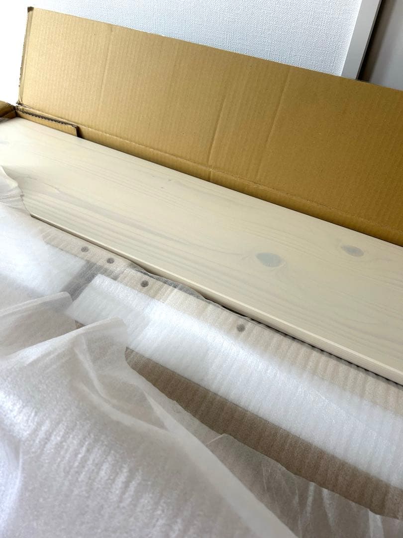 新品未使用　すのこベッド　組合式 シングル 桐製布団用すのこ 側面カバー付き 4つ折り | ニトリネット