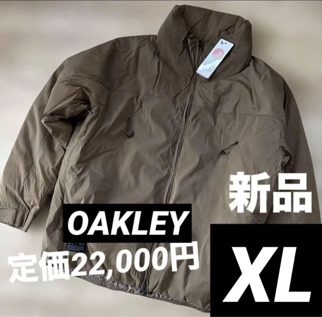 新品　オークリー　メンズ　撥水　軽量　中綿アウター　保温　ブラウン　XL OAKLEY（オークリー） キルティングジャケット メンズ アウター OAKLEY