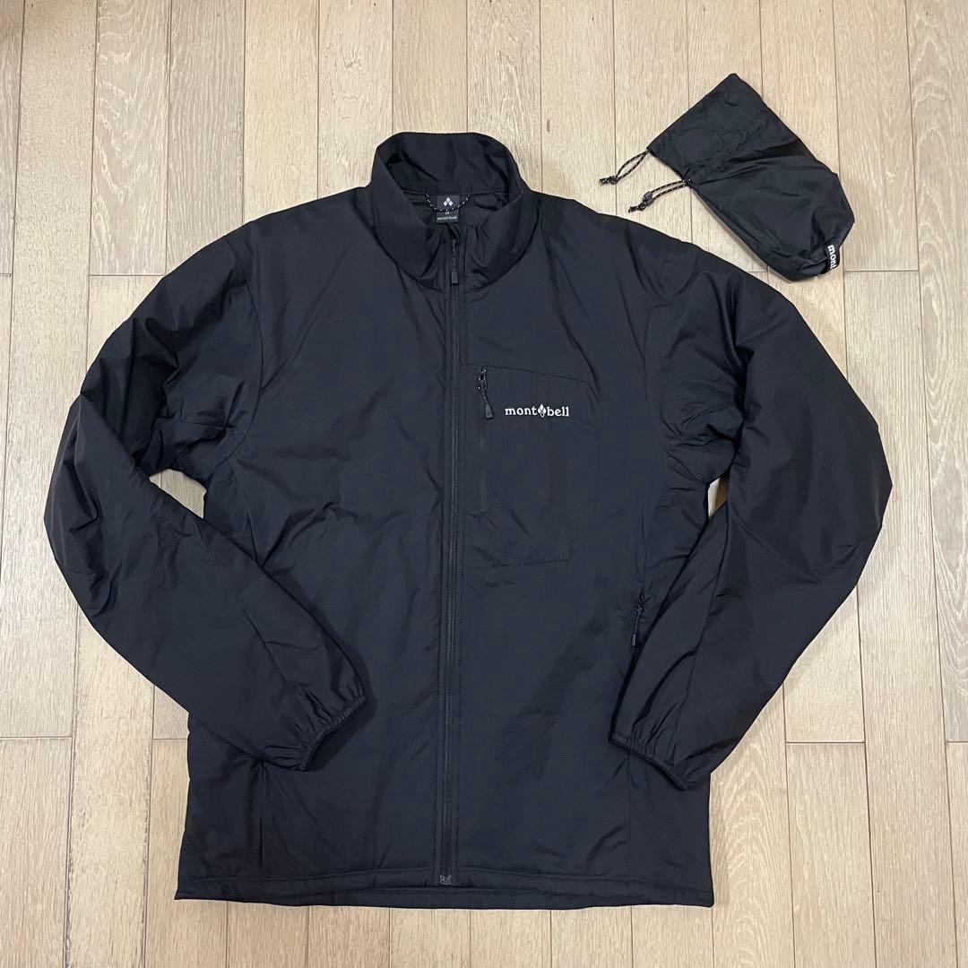 モンベル EXライト サーマラップ ジャケット メンズM ブラック - メルカリ