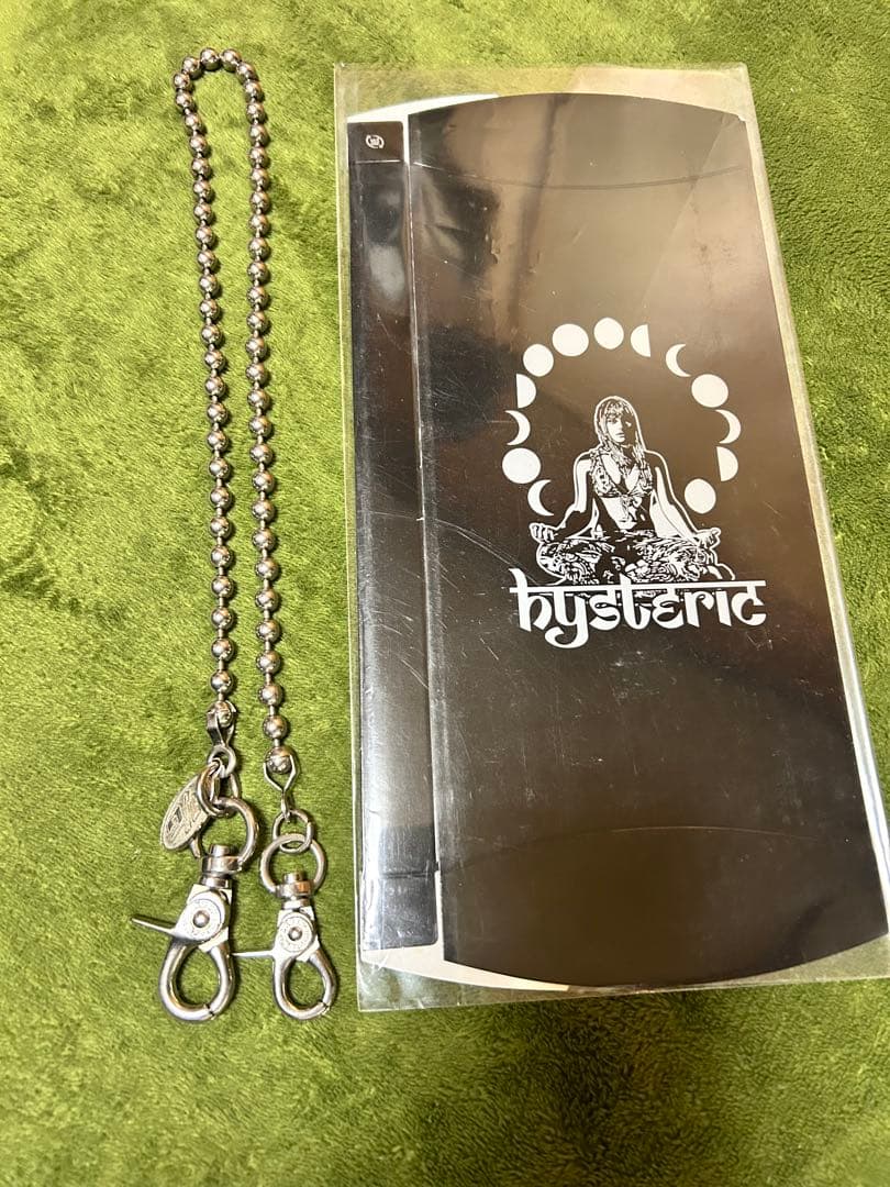 期間限定値下げ【レア美品】ヒステリックグラマー　ウォレットボールチェーン希少箱付 ヒステリックグラマー ウォレットチェーン シルバー 星型 スター