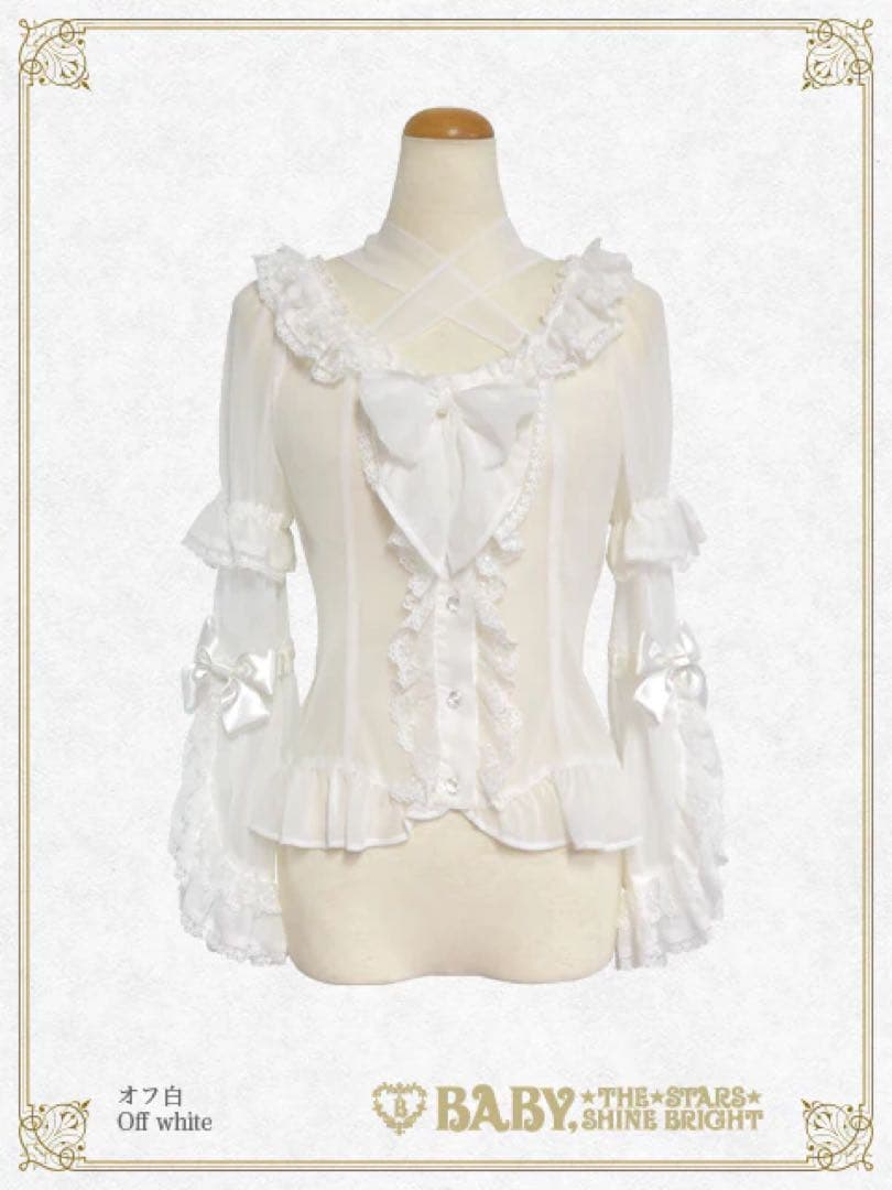 ベイビーザスターズ　シフォンプリンセスドレスブラウス オフ白 シフォンプリンセスドレスブラウス – BABY, THE STARS SHINE BRIGHT
