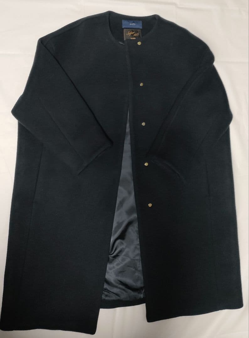 yuiko SHIPSコクーンノーカラーコートSuper140 セール】 SUPER140 コクーンノーカラーコート◇ （その他アウター