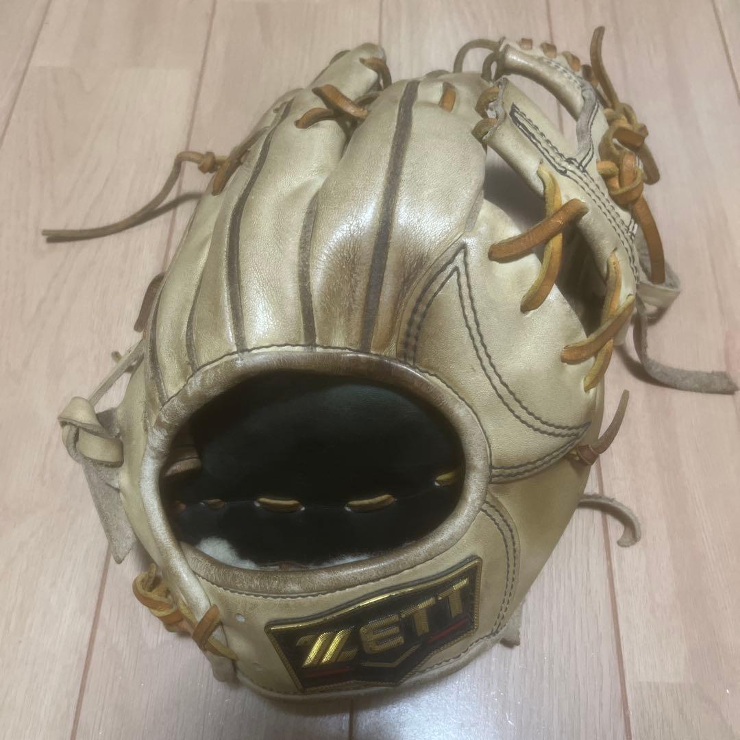 ZETTベージュ オーダー硬式グローブ ゼット（ZETT）（メンズ）硬式用グラブ 投手用 野球グローブ 一般