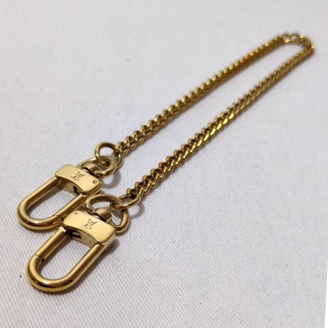 良品　LOUIS VUITTON　ルイヴィトン　ゴールド　ウォレットチェーン 鑑定済み ルイヴィトン ウォレットチェーン 財布 ゴールド 金 LV