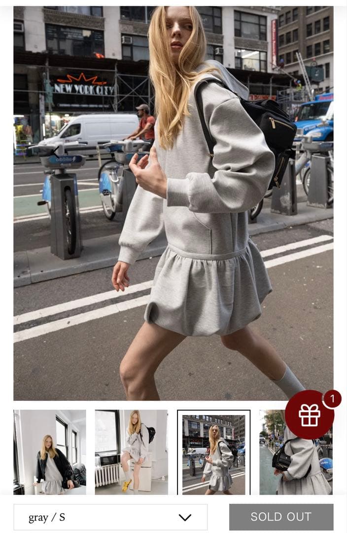 トップス thetoe Wagner Hoodie Dress Wagner Hoodie Dress – THE TOÉ