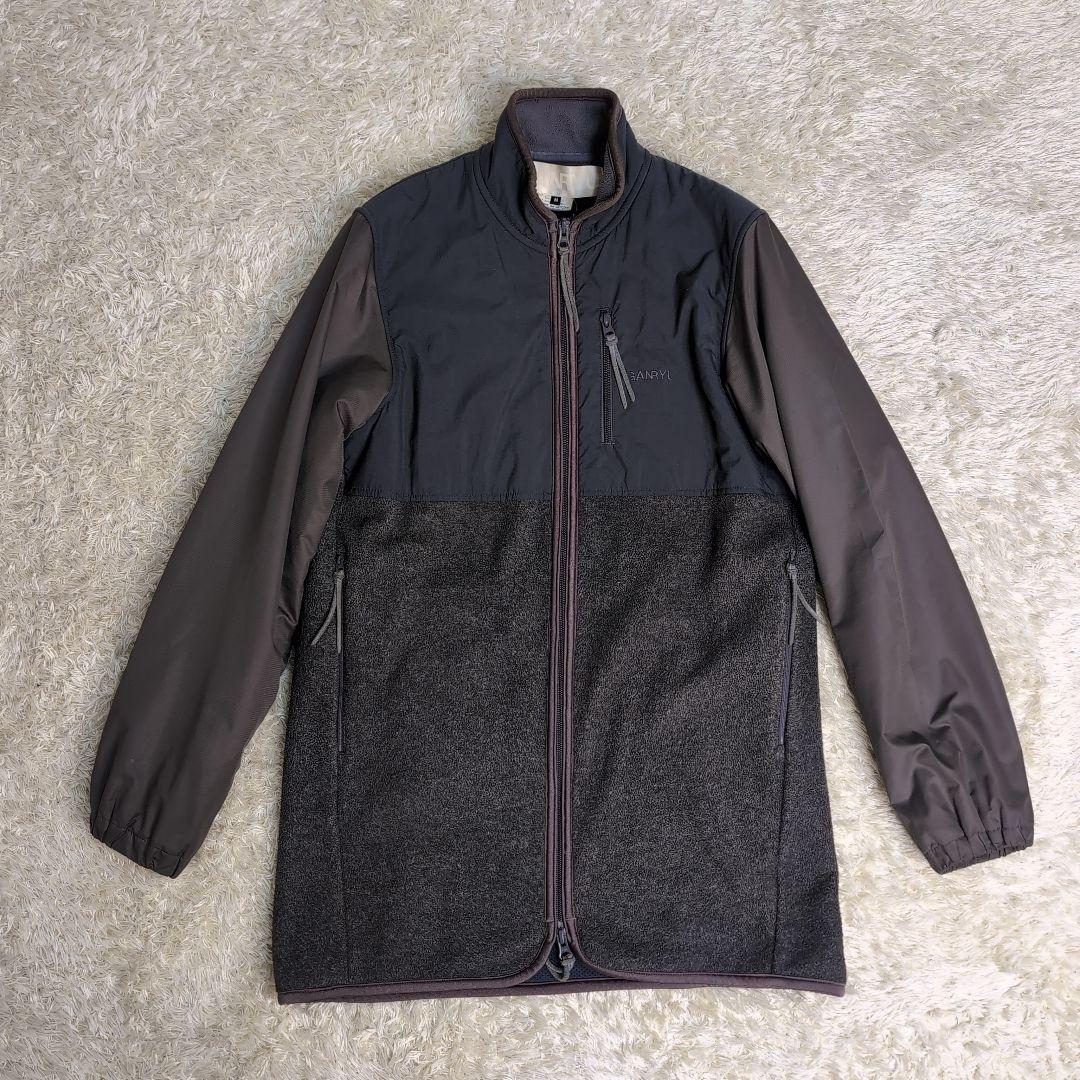 希少アーカイブ✨ GANRYU コムデギャルソン フリース切替ジャケット M COMME des GARCONS HOMME コムデギャルソンオムCOMME ナイロン切替