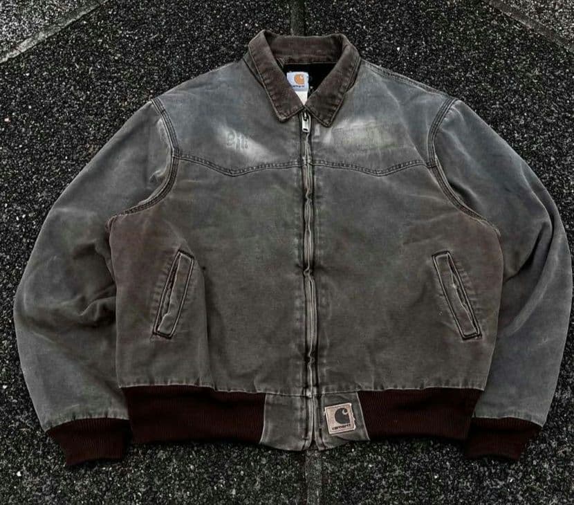 t*o様 Carhartt 　USA サンタフェ Santa Fe J14 CH VTG Carhartt J14 CHT Duck Canvas Santa Fe Work Jacket Men's 3XL