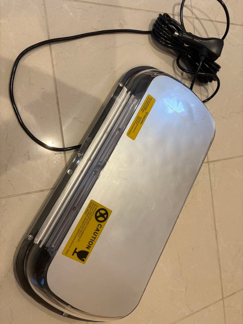 最終値下げLED回転灯 赤色 エスコ DC12V/24V 自動車用LED回転灯(赤色) EA983FS-51A 1個（直送品