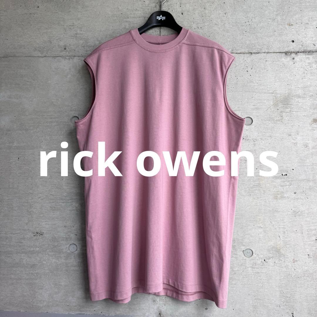 美品 rick owens 24SS LIDO TARP T タンクトップ BA RICK OWENS - 【24SS】ノースリーブ オーバーサイズ Tシャツ / TARP T