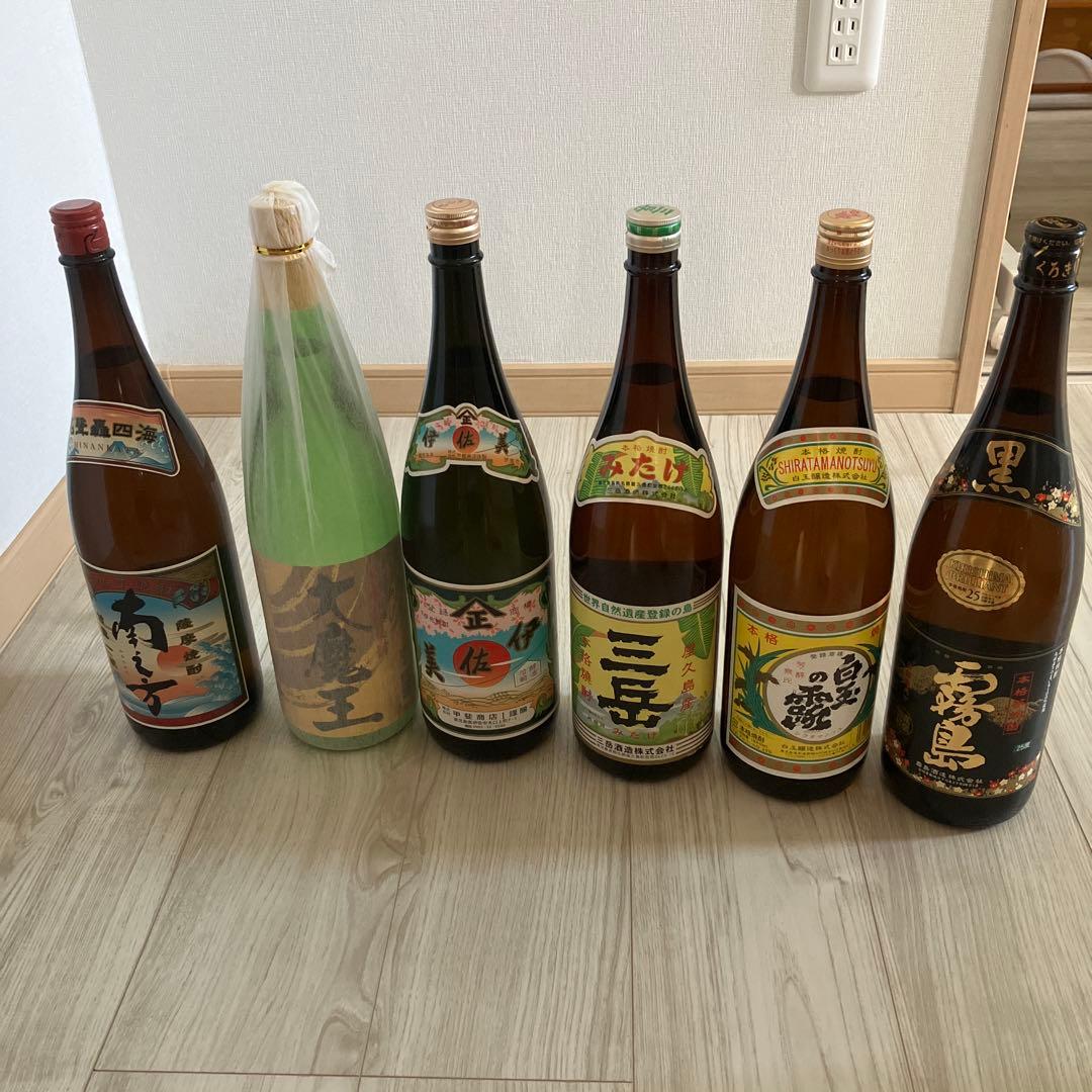 芋焼酎セット　伊佐美 三岳 黒霧島 白玉の露 南之方 大魔王1800ml×6本 楽天市場】 送料無料 今一番売れてる芋焼酎セット(伊佐美 三岳 黒霧島