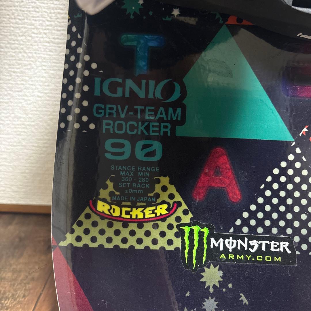 即購入可 IGNIO 90 スノーボード 3点セット 19センチ