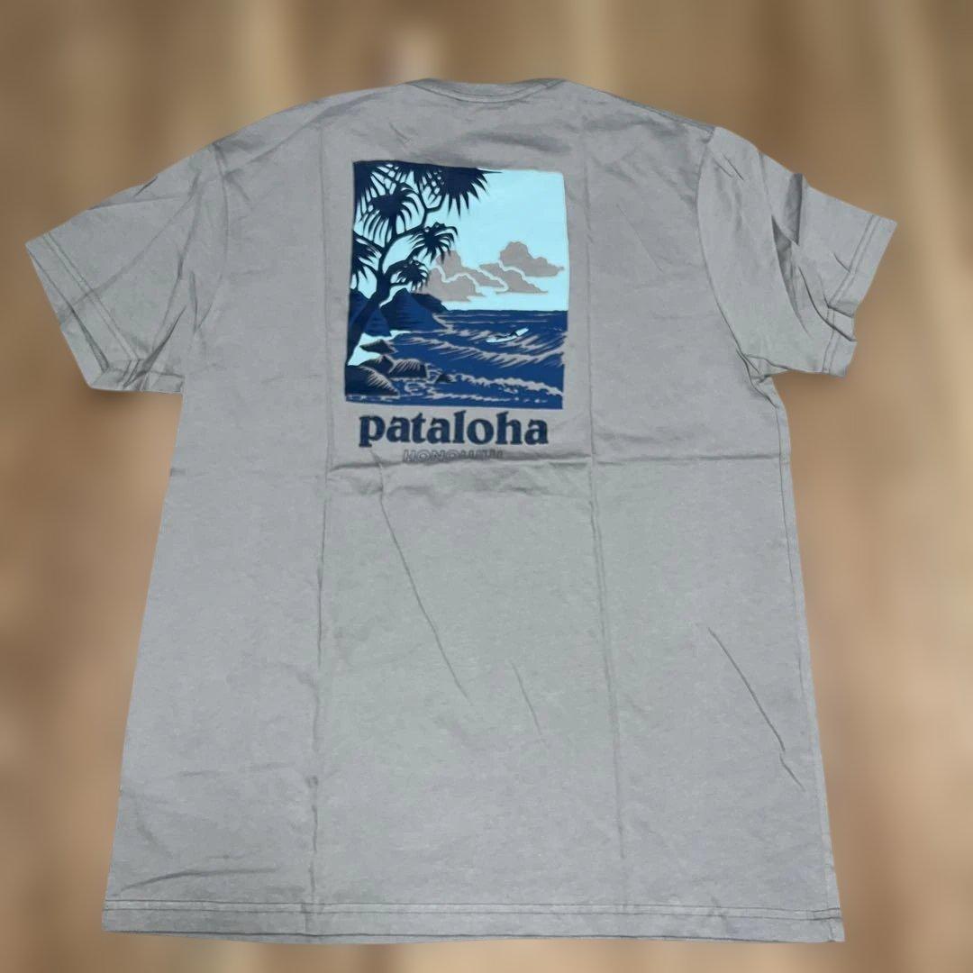 新品ハワイ限定パタゴニアpataloha グレー Tタグ付L日本未発売未入荷 悲報：ハワイ、パタゴニア限定のPATALOHA（パタロハ）終了。新デザイン