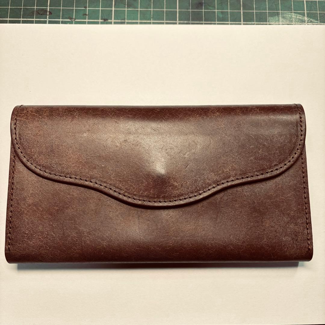 財布・ケース・小物入れ TANDEY vintage brown leather wallet 二つ折り財布105 / コンパクトなサイズの二つ折り財布です