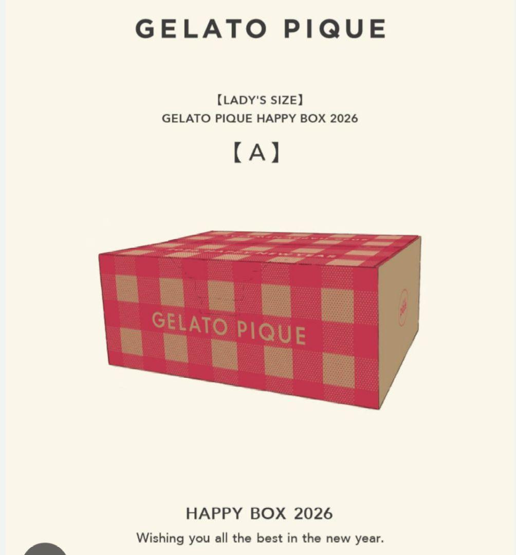 GELATO PIQUE HAPPY BOX　A 2026 ジェラートピケ　福袋 gelato pique(ジェラート ピケ)＞毎年大好評の福袋『HAPPY BOX 2026