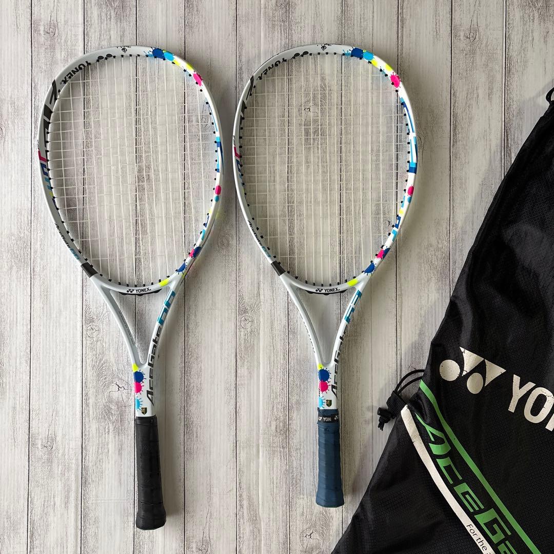 YONEX AceGate 66 63 ラケット 2本セット 軟式　ソフトテニス ジュニア ソフトテニス ラケット ヨネックス エースゲート66 ACEGATE66