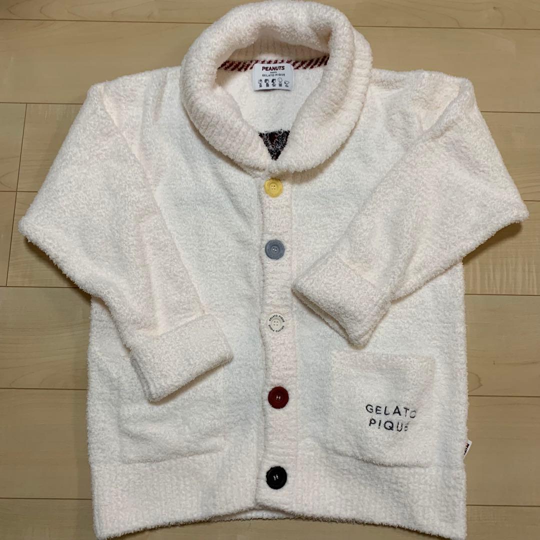 【新品未使用】ジェラートピケ カーディガン スヌーピー M-L スヌーピー ショール カーデ カーディガン｜ジェラートピケ / gelato