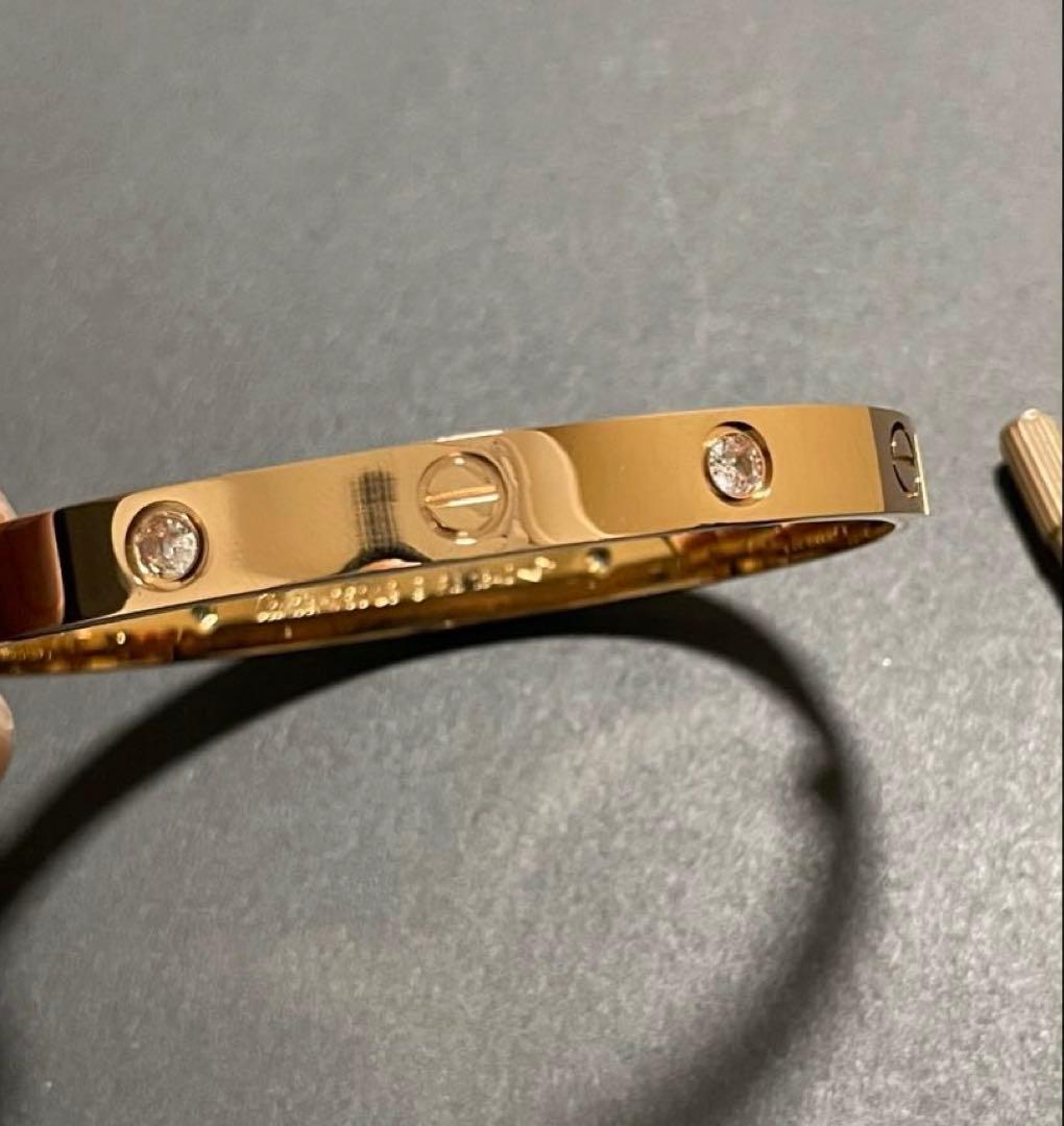 ダイヤ　ブレスレットバングル　ドライバー付き 楽天市場】カルティエ ラブブレス ダイヤモンド ドライバー付き