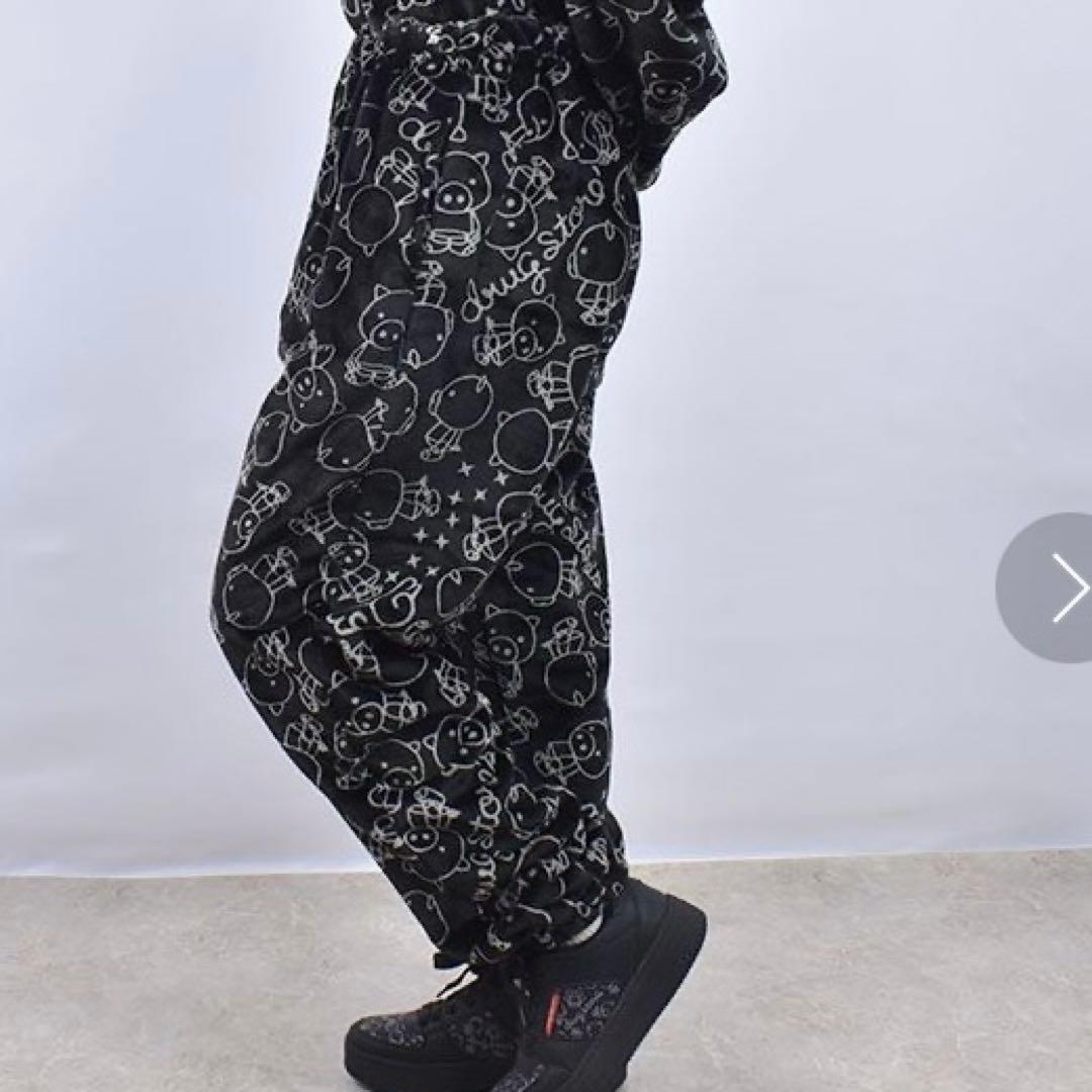 《新品》drug store's スタンディ総柄 フリースルームウェア2点セット