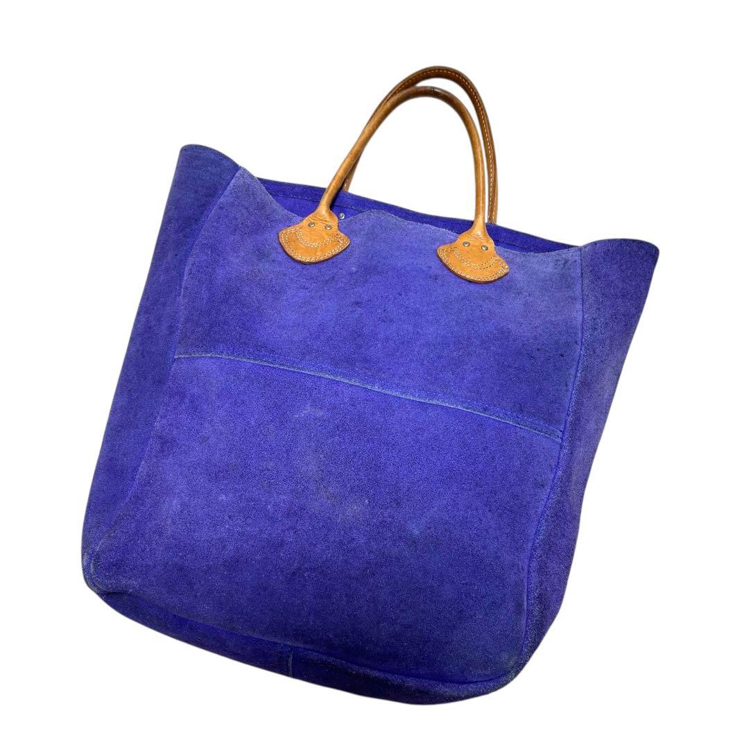 80s 珍品　llbean スエード　レザーハンドル　トート 80s L.L.Bean LLビーン レザーハンドル トートバッグ ダークブラウン