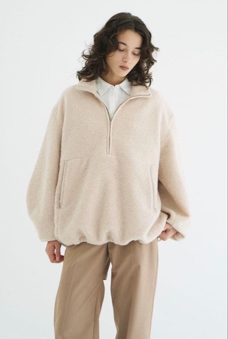 最終値下げ【正規品】CLANE SLIVER HALF ZIP TOPS クラネ CLANE SLIVER HALF ZIP TOPS/CHARCOAL GRAY/F （CHARCOAL GRAY
