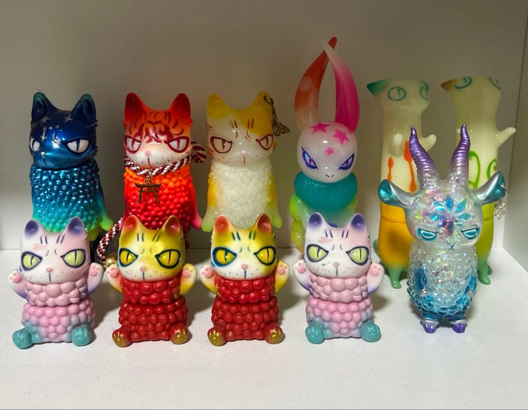 よろず雑貨えびねこ屋ソフビ えびねこ よろず雑貨えびねこ屋ソフビ 01.EBINEKO BOSS ver. 94 曼珠沙