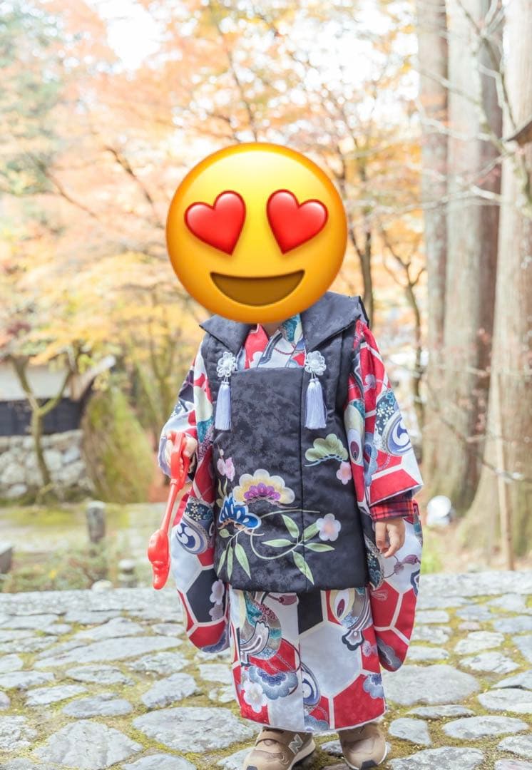 七五三　男の子　被布　着物　3歳 七五三 男の子 被布 着物 3歳 レンタル 男の子被布 いちは ブランド