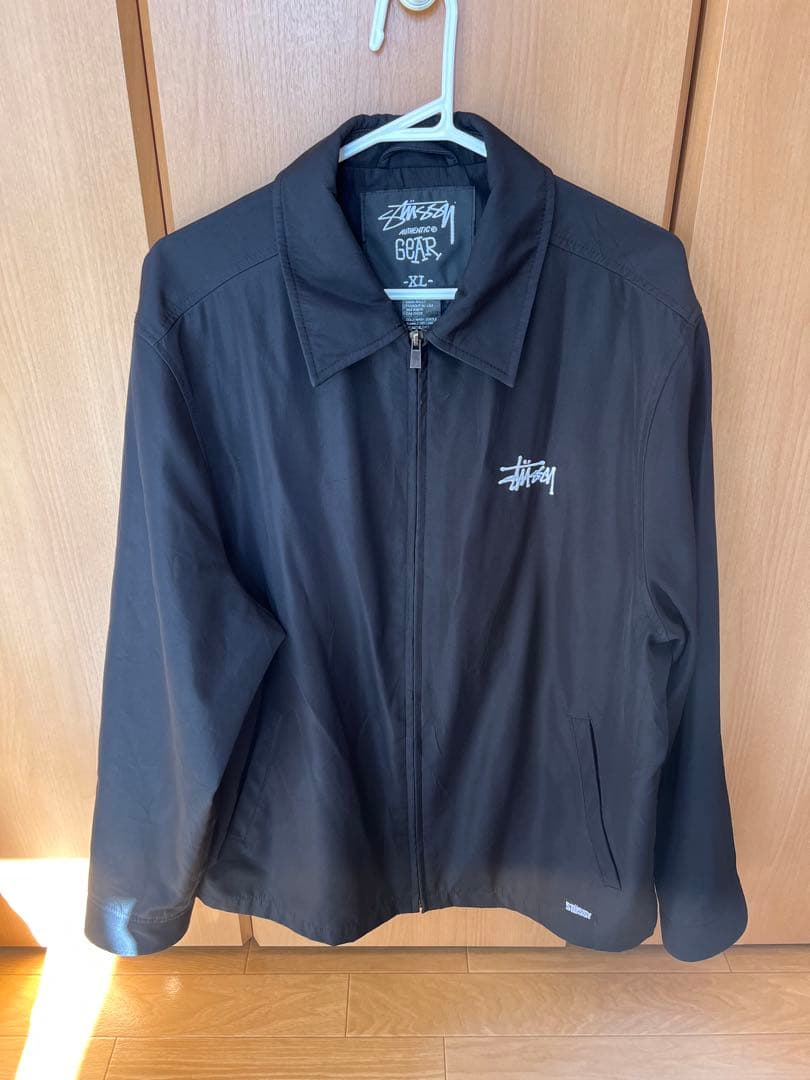 Stussy Gear XL ブラック ナイロンジャケット Stussy WAVE DYE BEACH SHELL Windbreaker Jacket - Black size XL | eBay