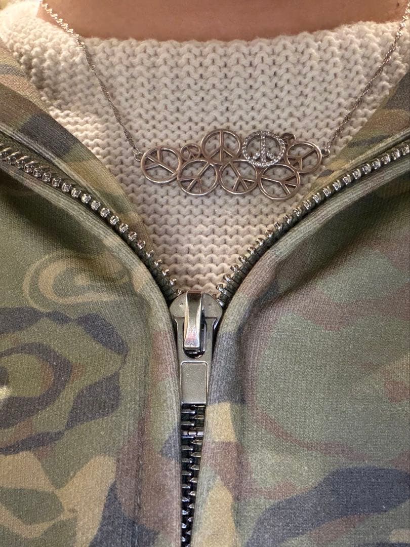 FAF Peace Necklace ネックレス　シルバー FAF(エフエーエフ)のPeace Necklaceの通販｜PALETTE art aliveの