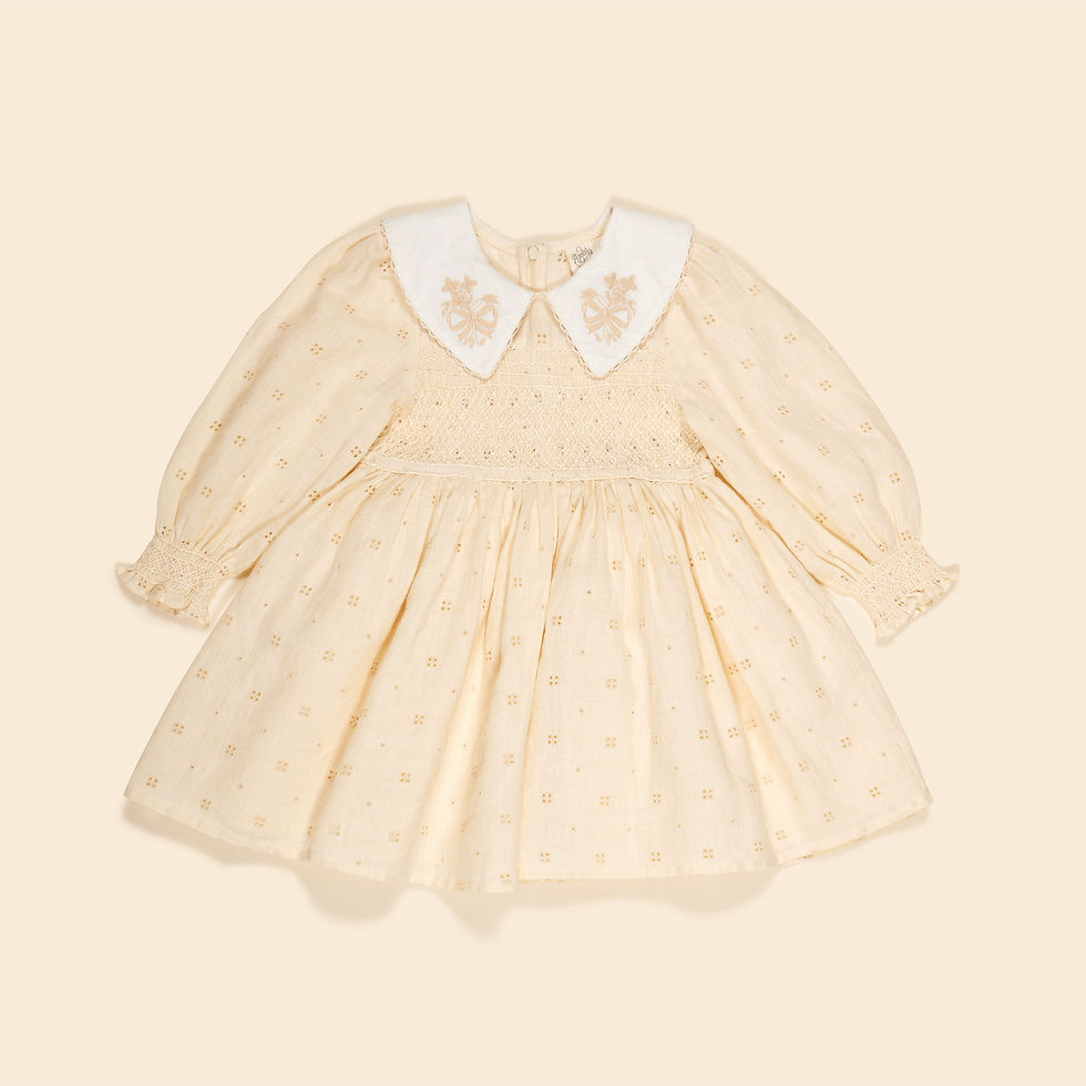 カ*ツ様 apolina 5-7y Penny Smock Dress - Ca Apolina Penny Smock