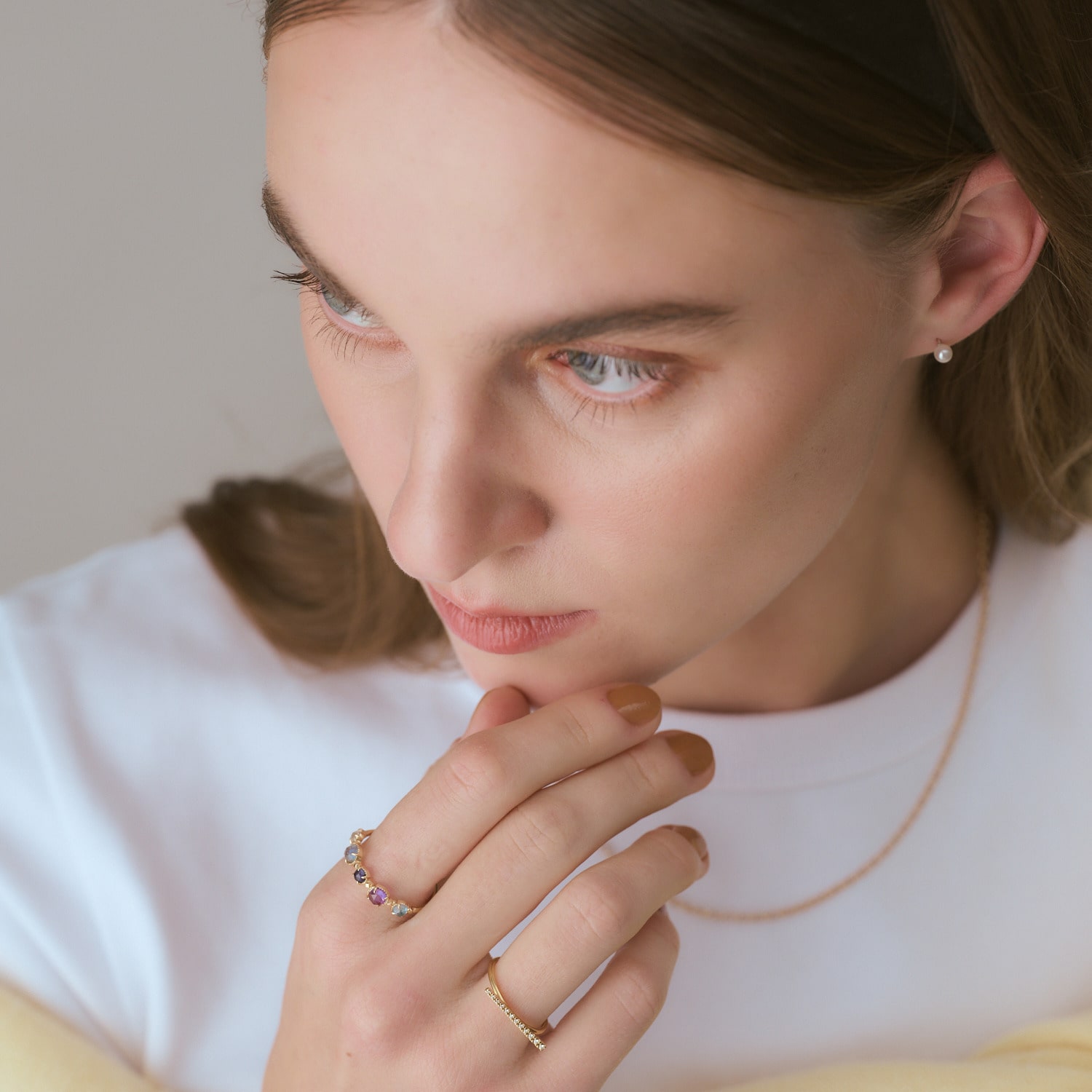 K10マルチストーンリング（S）｜リング｜アガット 公式オンラインストア