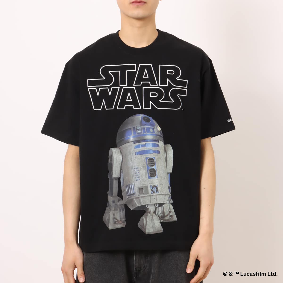atmos 【STAR WARS】 C-3PO ＆ R2-D2 / T-shirt BLACK（アトモス