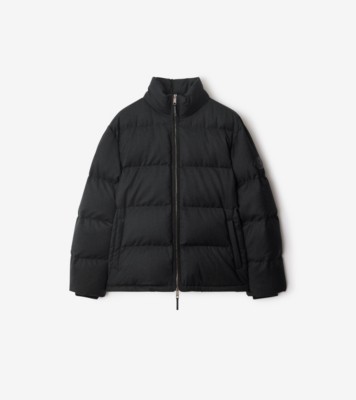 ウール スノードン ダウンジャケット (チャコールグレー) - メンズ