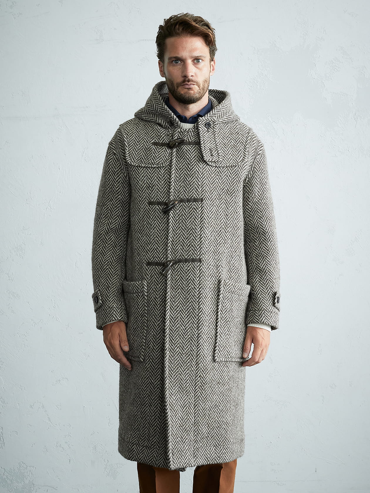 大きいサイズ】アクアスキュータム ロングダッフルコート クラブ