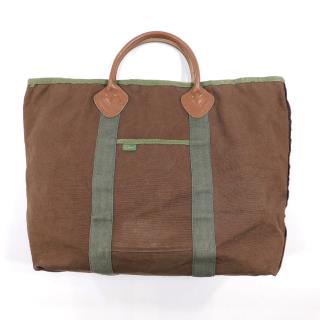 80s L.L.Bean LLビーン レザーハンドル トートバッグ ダークブラウン