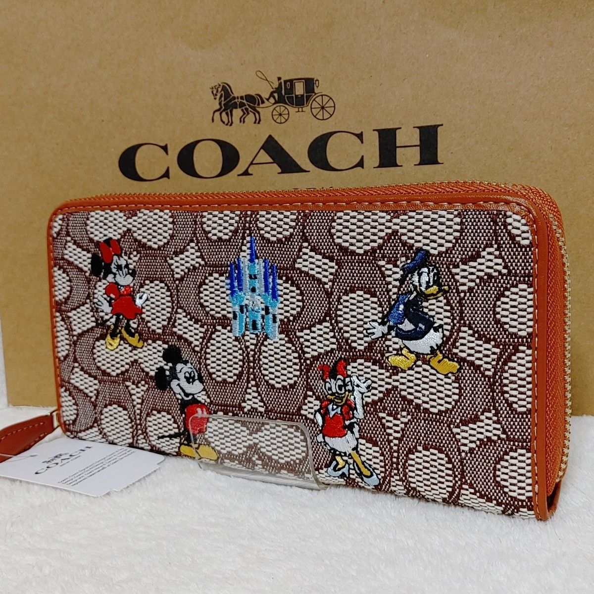 coach コーチ 新作 ディズニー コラボ 長財布 ブティックライン