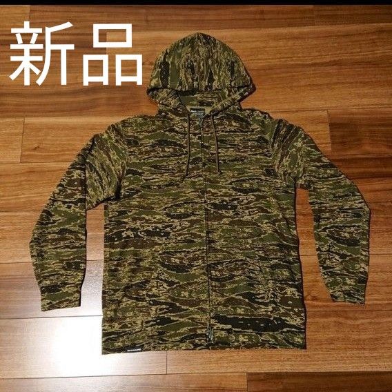 バックチャンネル カモフラ パーカー 迷彩 xl 美品 日本製 バック