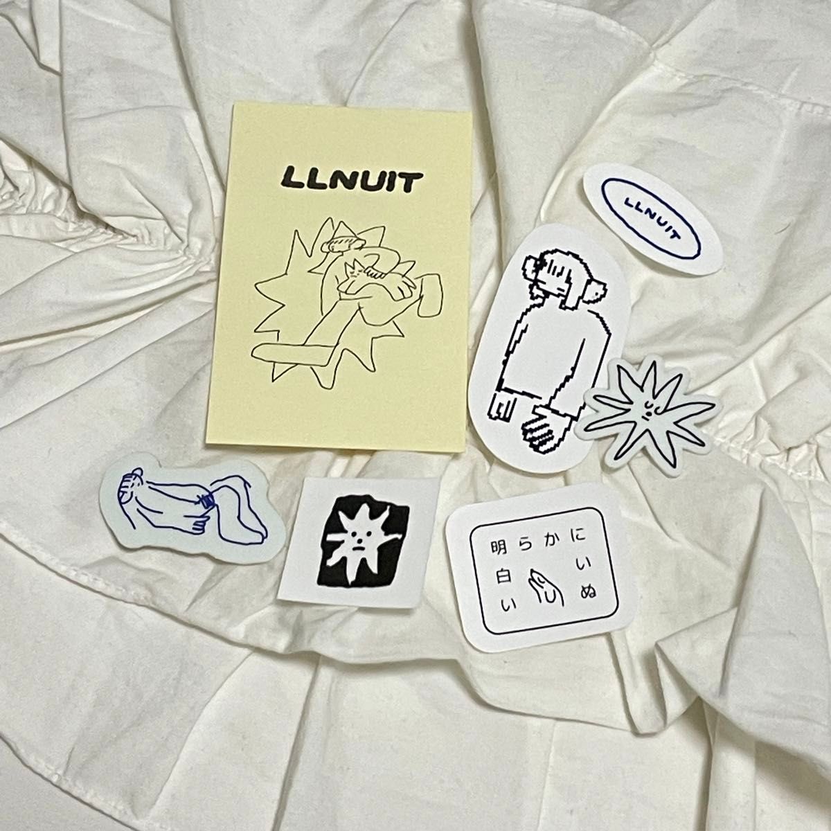 llnuit るるにゅい 巾着 ステッカー 名刺 犬川家子｜Yahoo!フリマ（旧