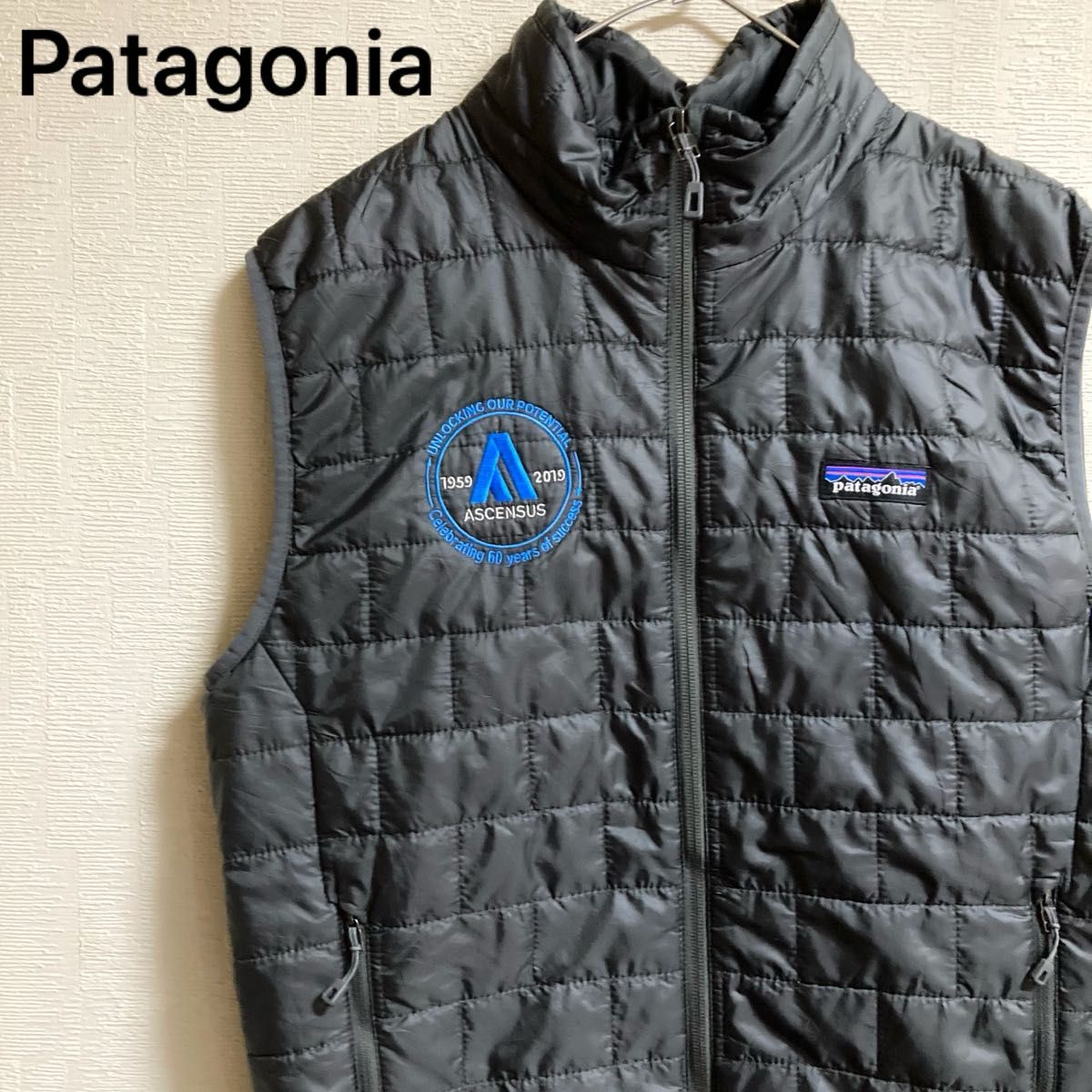 Patagonia プリマロフト ナノパフベスト 企業刺繍ロゴ｜Yahoo!フリマ