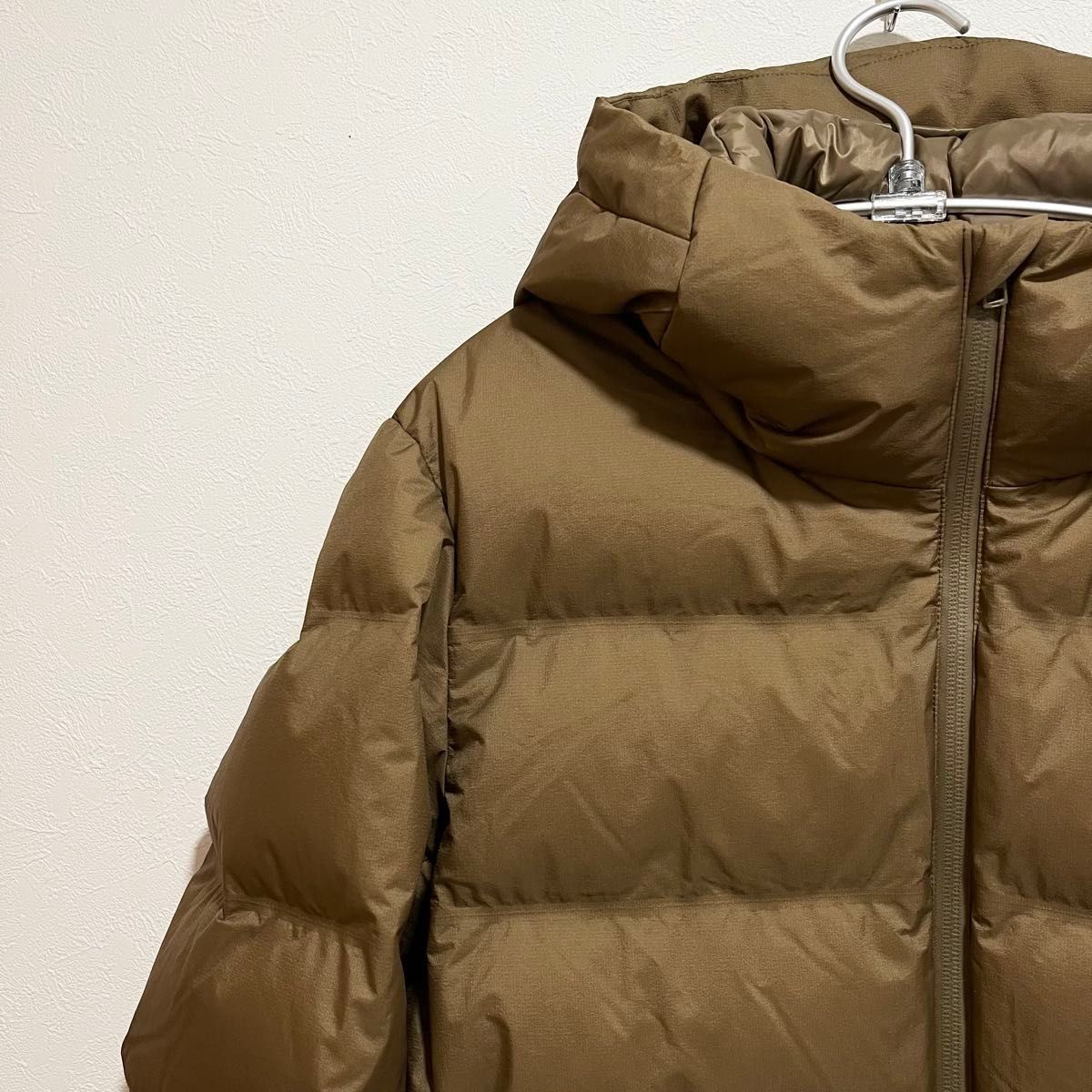 UNIQLO ユニクロ シームレスダウンパーカ L ブラウン｜Yahoo!フリマ