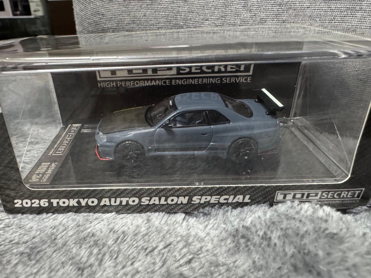 TOP SECRET GT-R R34 ミニカー 999個限定 東京オートサロン2026 トップ