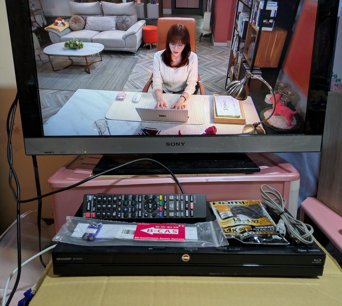 SHARP ブルーレイレコーダー BD-NW500【完動品】【リモコンは各