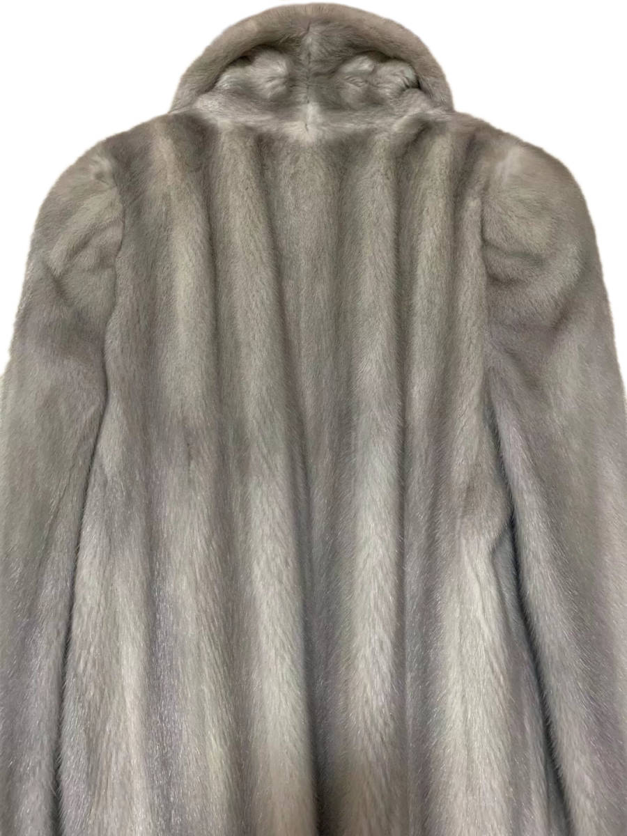 美品 サファイアミンク ミンクコート 柔らか 毛並み綺麗 MINK 本毛皮