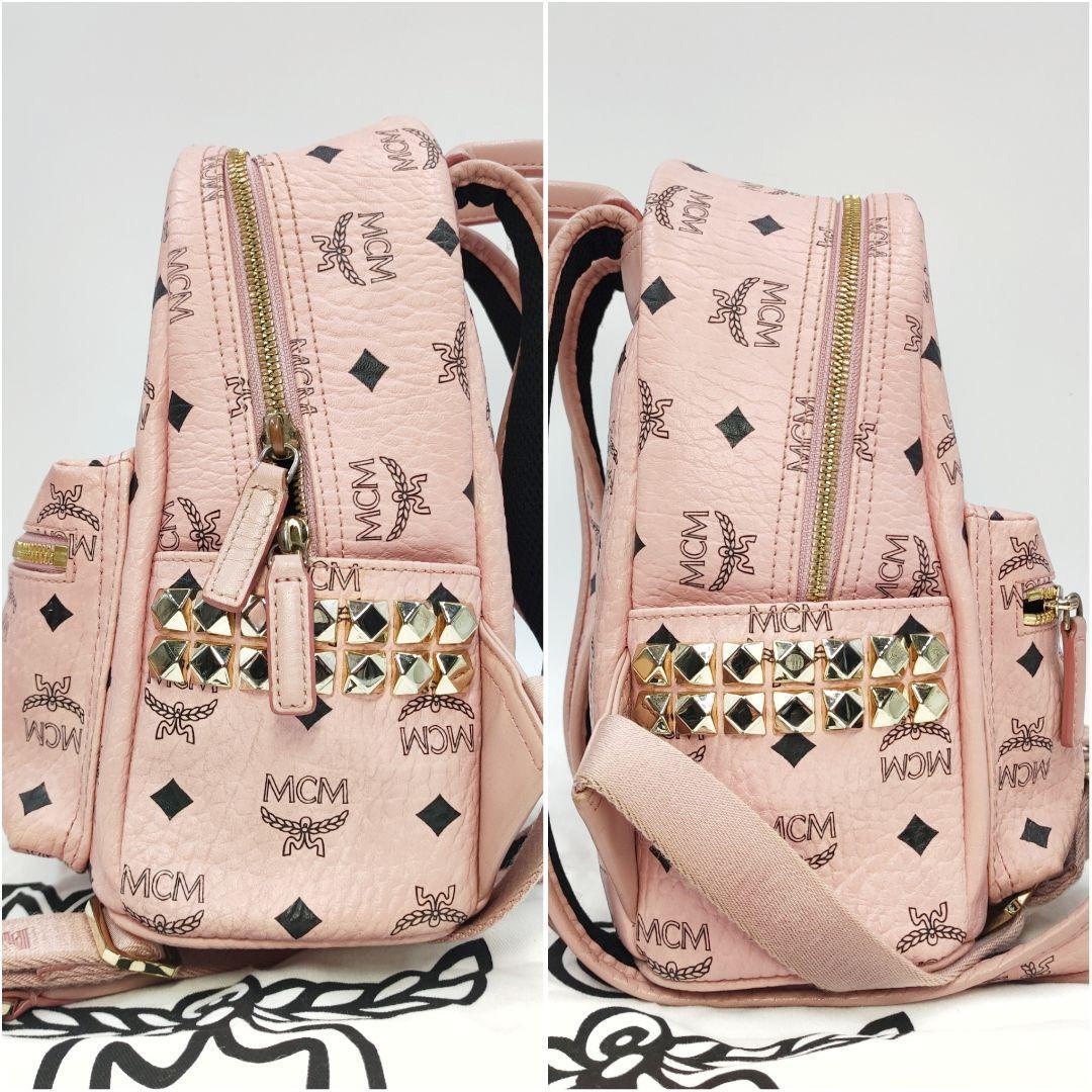 MCM パウダーピンク リュック sサイズ リュック パウダーピンク