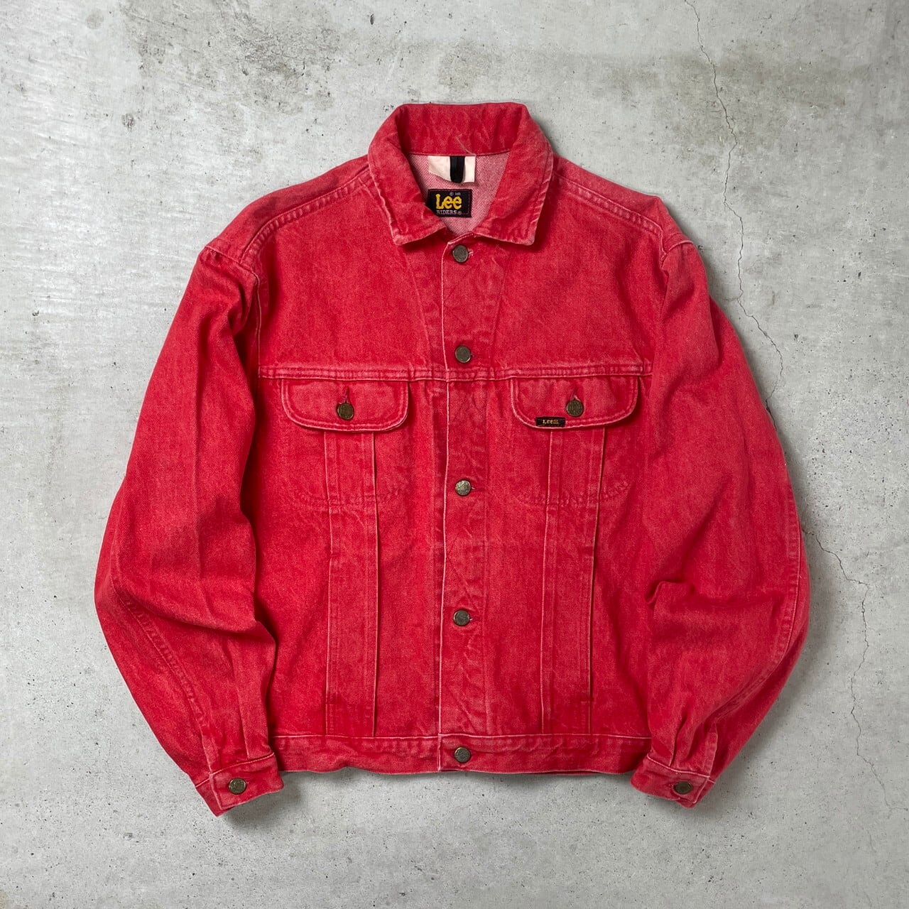 80年代 LEE RIDERS リー ライダース カラーデニムジャケット 先染め