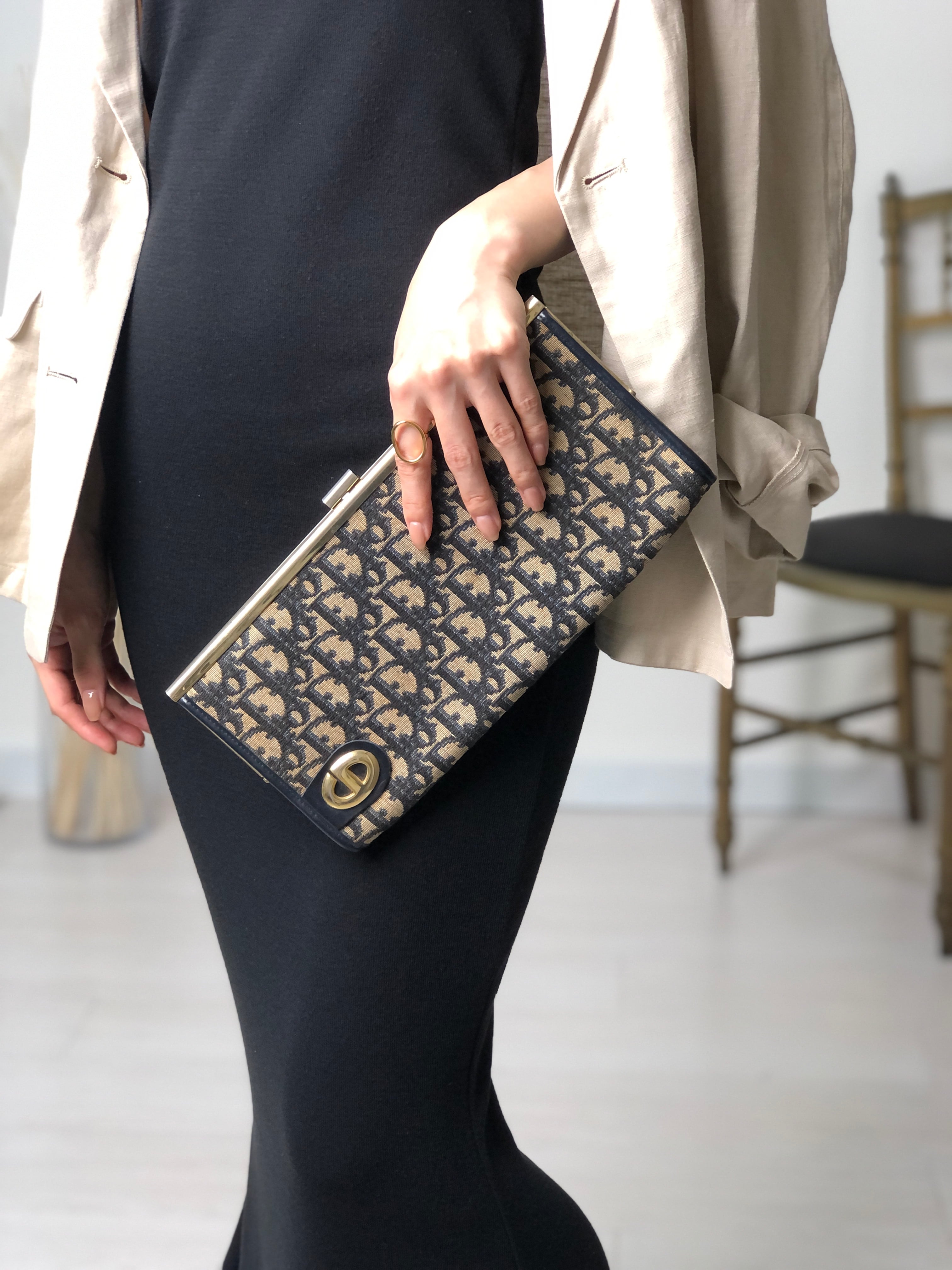 Christian Dior クリスチャン ディオール トロッター ハンドバッグ