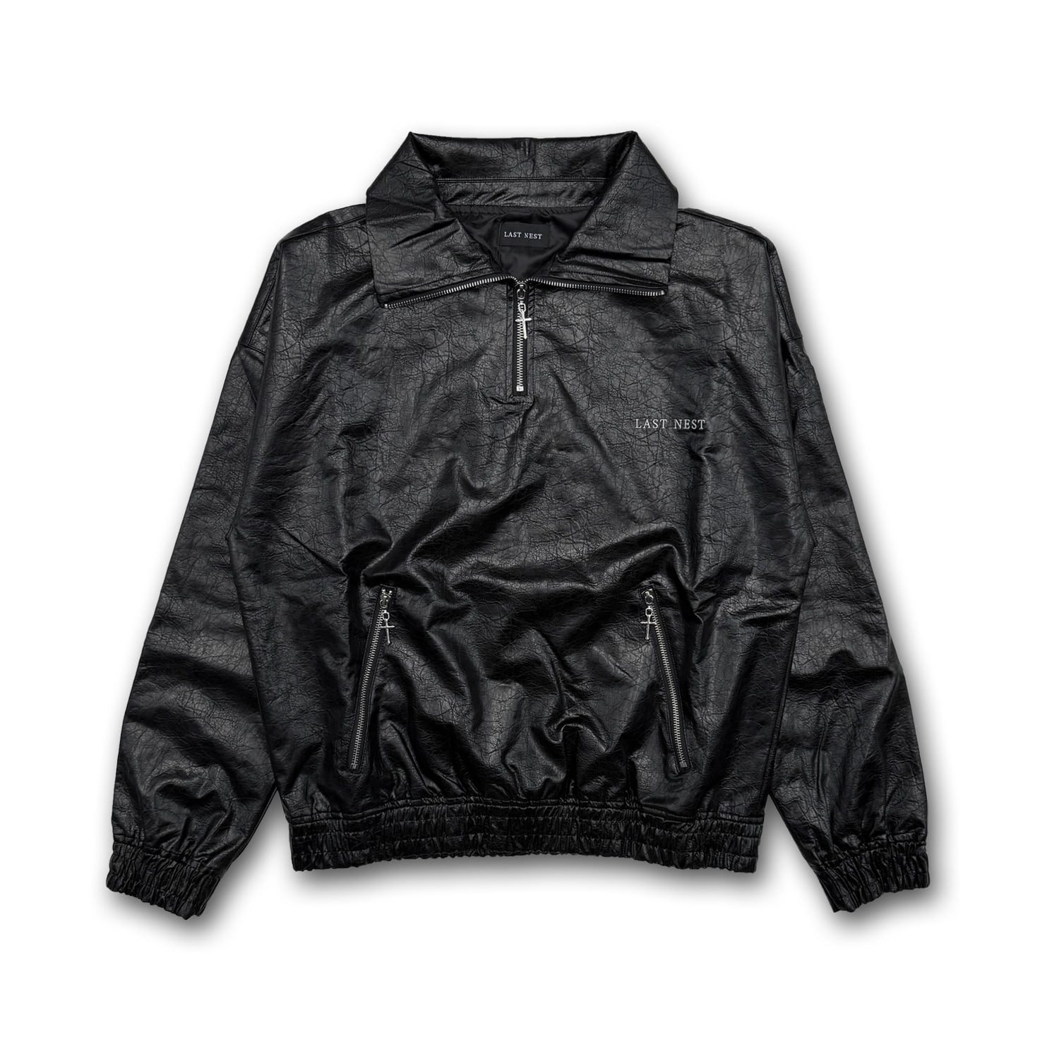 LAST NEST / Leather Half Zip Jacket (HOLICK Exclusive) | HOLICK